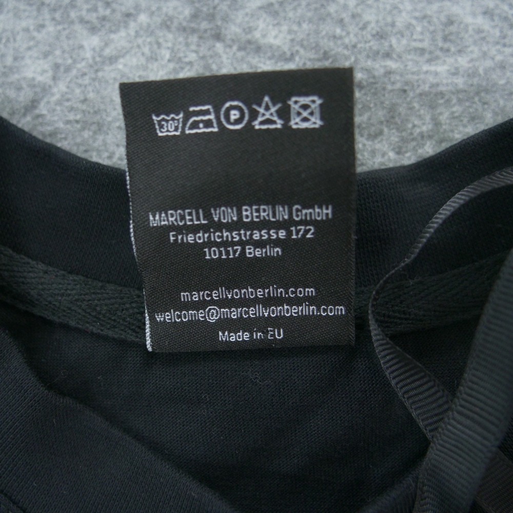 Marcell Von Berlin Shirt Mens Medium Black Graphic Print Crew Short Sleeve New - Picture 11 of 12